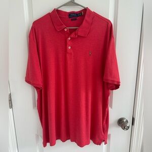Polo Ralph Lauren Men’s XXL Classic Fit Polo Shirt – Red